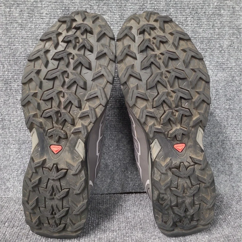 SALOMON Mens X Ultra Pioneer GORE-TEX Waterproof Hiking Shoes Gray SZ 10.5